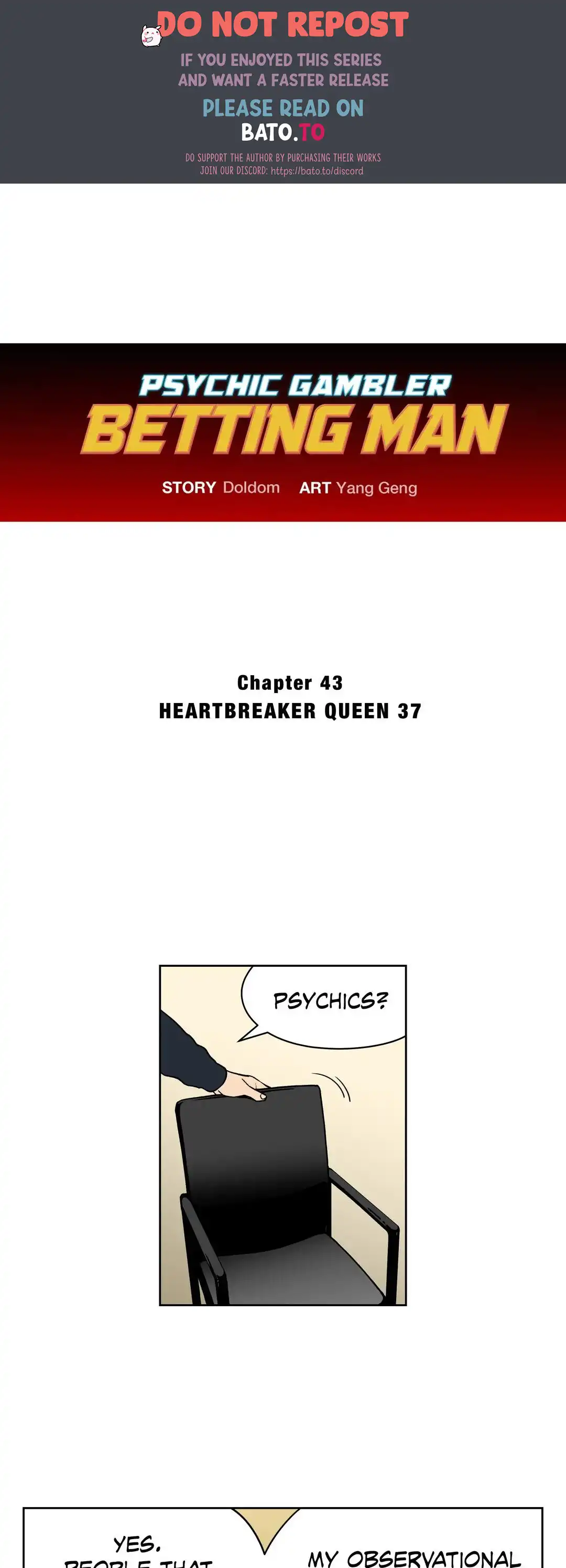 Psychic Gambler: Betting Man Chapter 43 2